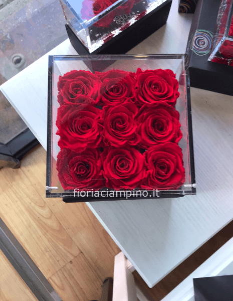 Flowercube 9 rose 15*15