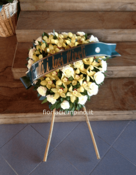 Cuore con gambe per onoranze funebri