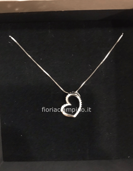 Ciondolo cuore Uno a Erre 925
